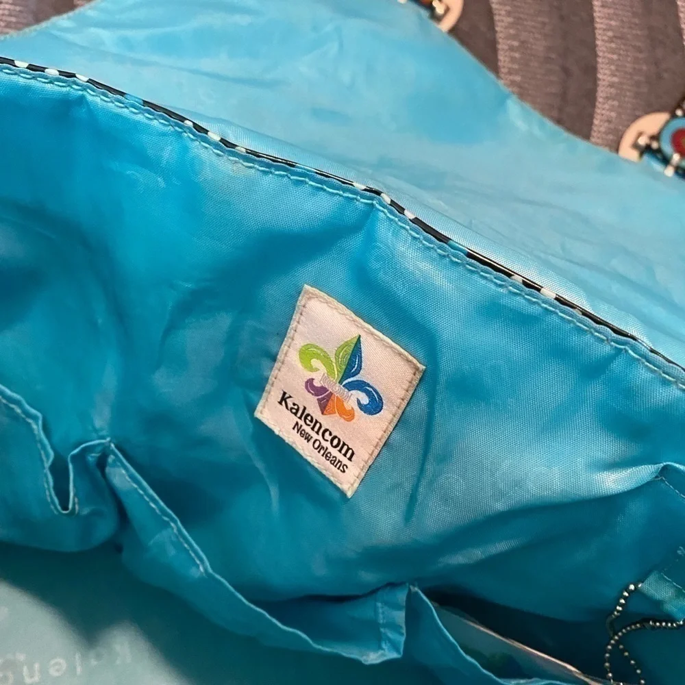 Kalencom multi colored many pocket Diaper Bag
